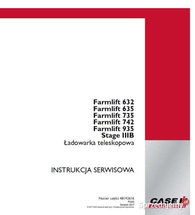 Case Farmlift 632 635 735 742 935 Stage IIIB Gdańsk