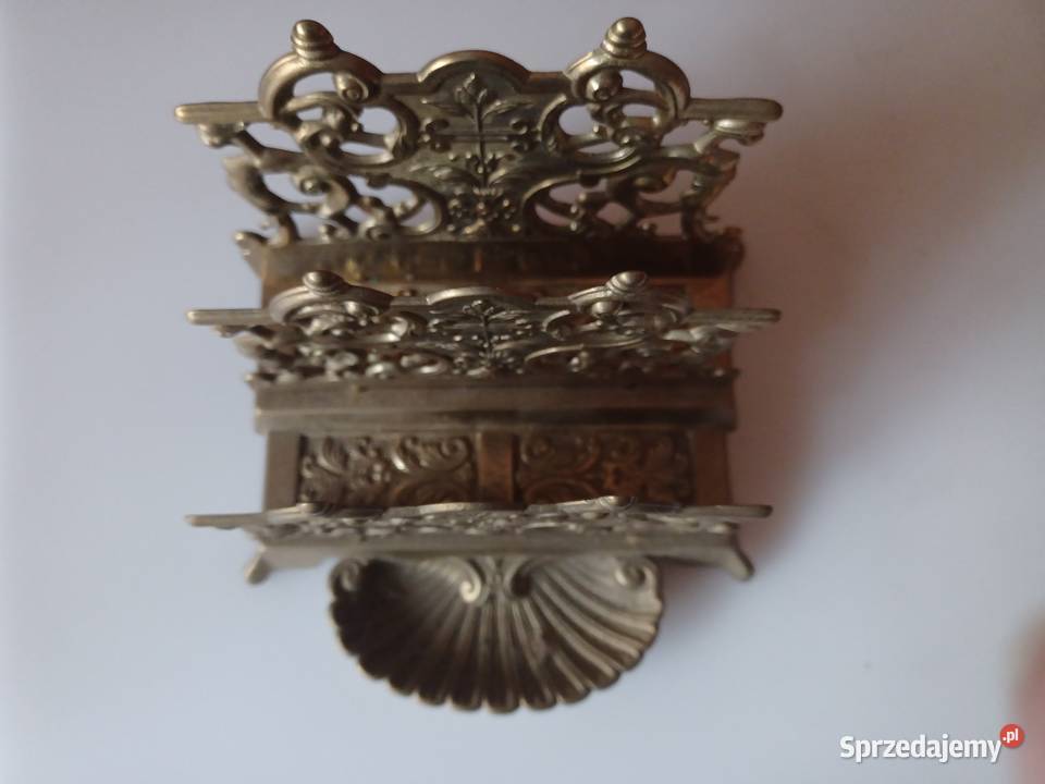 Duży piękny mosiężny listownik Poznań