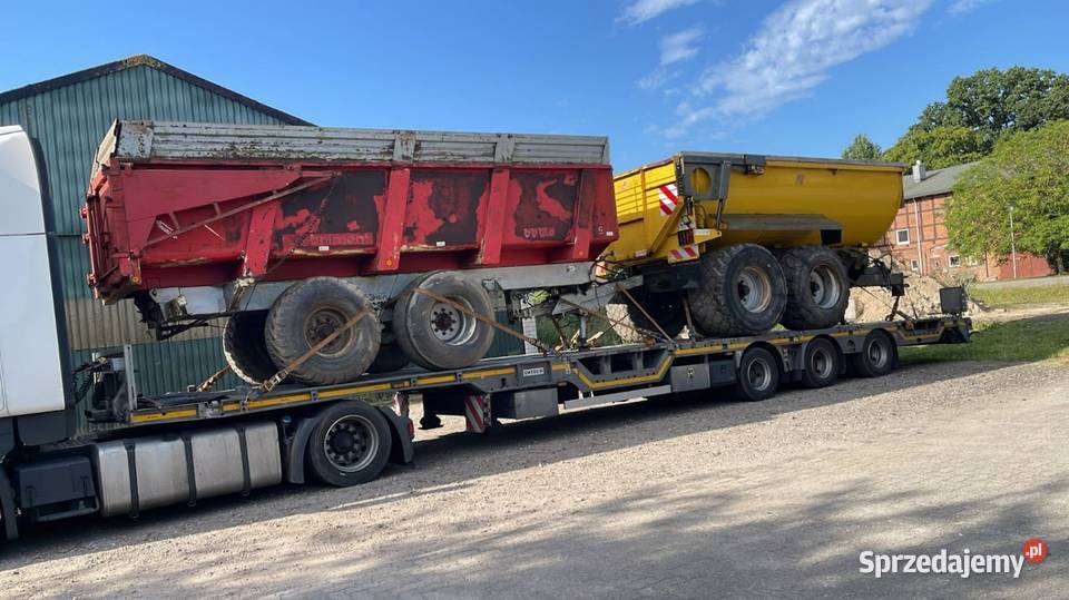 Przyczepa Mulda 21 Ton Skorupa Rama Ocynk Tandem Joskin pomorskie Nowy Dwór Gdański