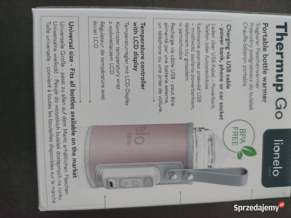 Przenośny podgrzewacz butelek