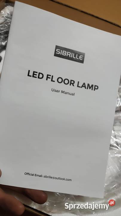 SIBRILLE Lampa stojąca LED ściemniana biała Książ Wielkopolski