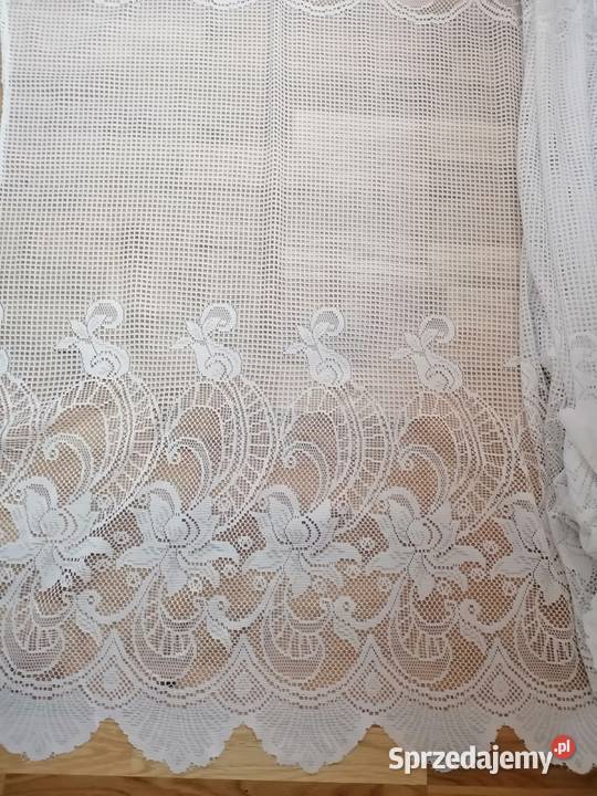 Firanka biała na przelotkach 165x296Gotowa do łódzkie