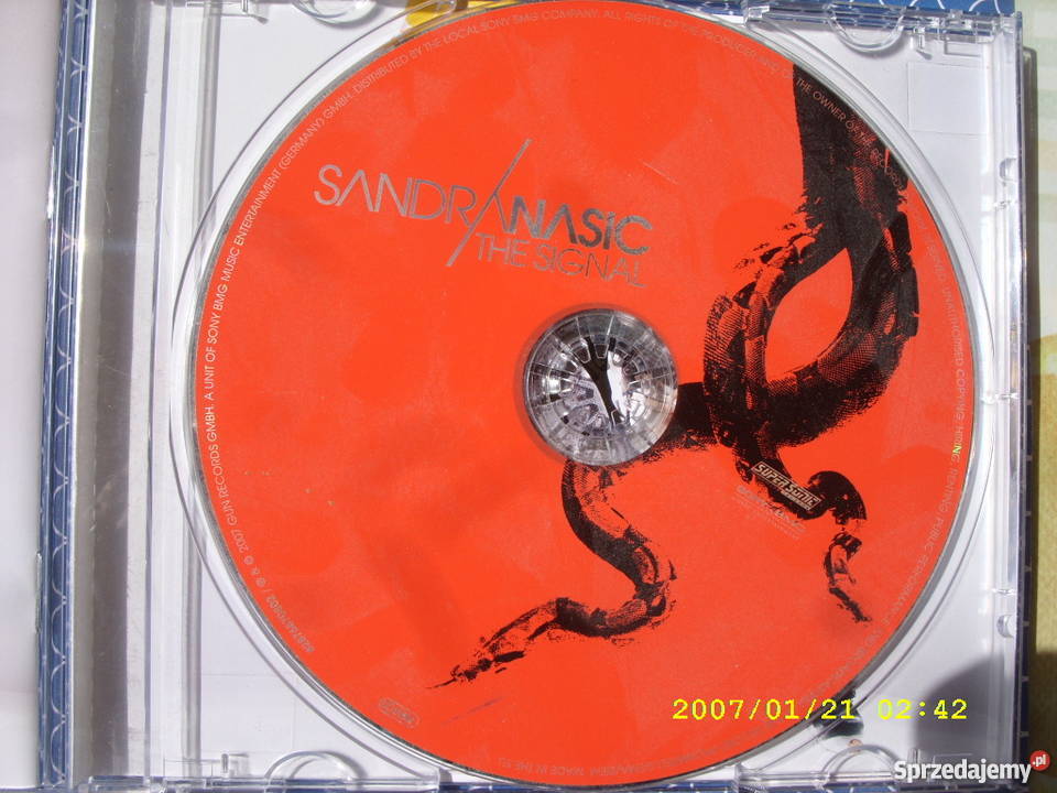 Rock CD SANDRANASIC THE SIGNAL dolnośląskie Wołów