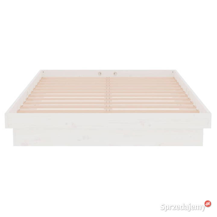 Rama łóżka biała lite drewno 120 x 200 WM819903 123cm Łóżka Warszawa