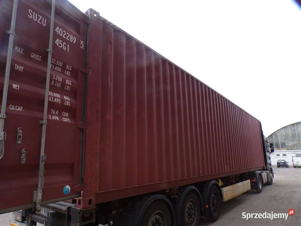 Kontener morski magazynowy budowlany 40 HC