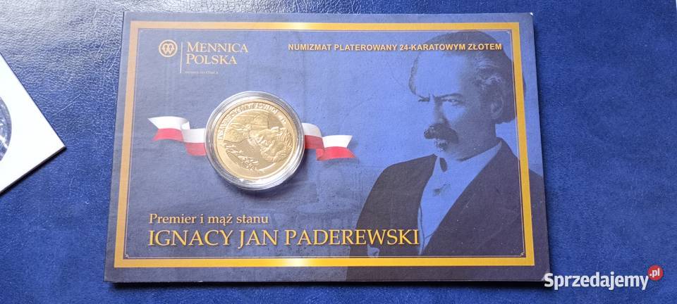 Stare monety Medal Paderewski Polska 60 Lesko