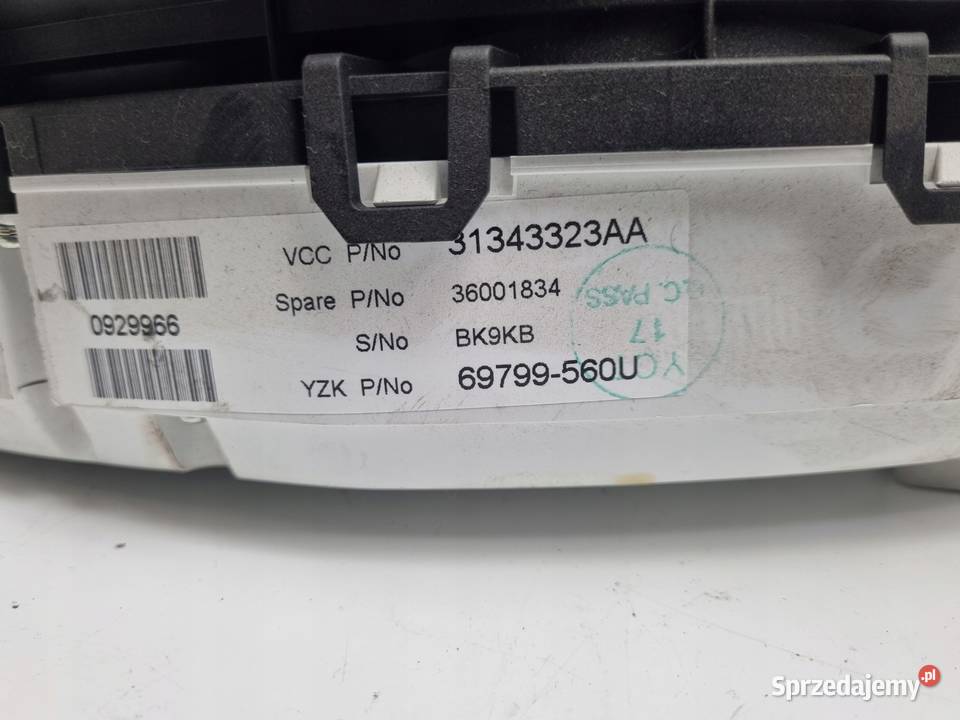 Volvo S60 II V60 I 20 D diesel LICZNIK ZEGARY Liczniki i zegary Rudka