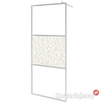 Ścianka prysznicowa z półką chrom 80x195 ESG i