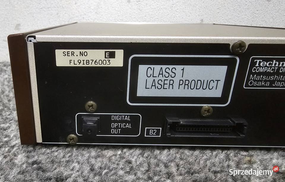 Technics CD SLHD501 Compact Disc Player sprawny Odtwarzacze CD i MD Odtwarzacze CD i MD