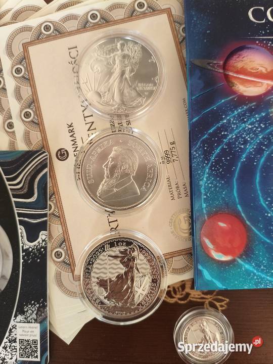 Monety srebrne wyprzedaż kolekcji Warszawa