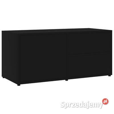 Szafka pod TV czarna 80x34x36 materiał Warszawa