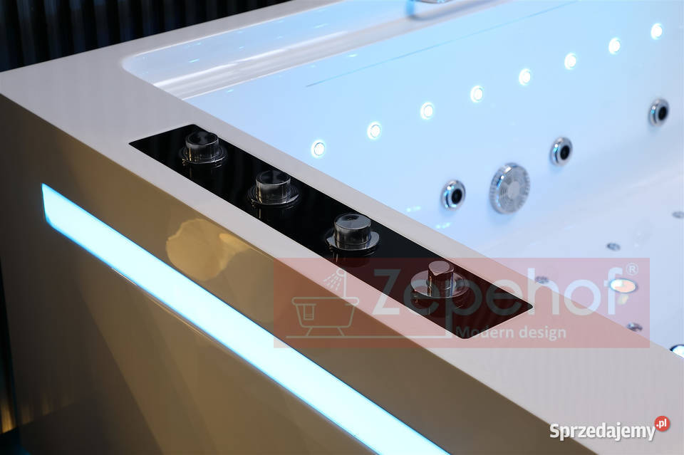 WANNA Z HYDROMASAŻEM 185x120x65DYSZE OBROTOWE Grabówka