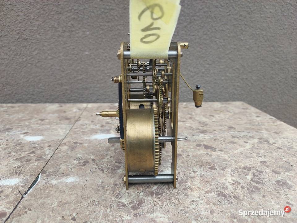 610 Mechanizm starego zegara ściennego HAU pomorskie Tczew