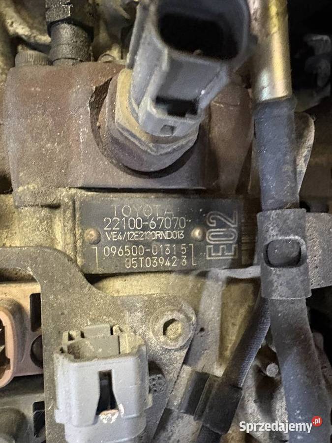 Pompa wtryskowa E02 22100 toyota Land Cruiser Rok produkcji 2001 dolnośląskie Jelcz-Laskowice