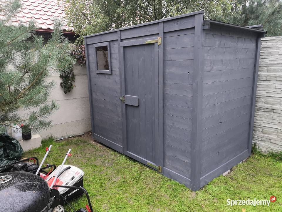 Domek ogrodowy narzędziowy schowek drewutnia Kawnice