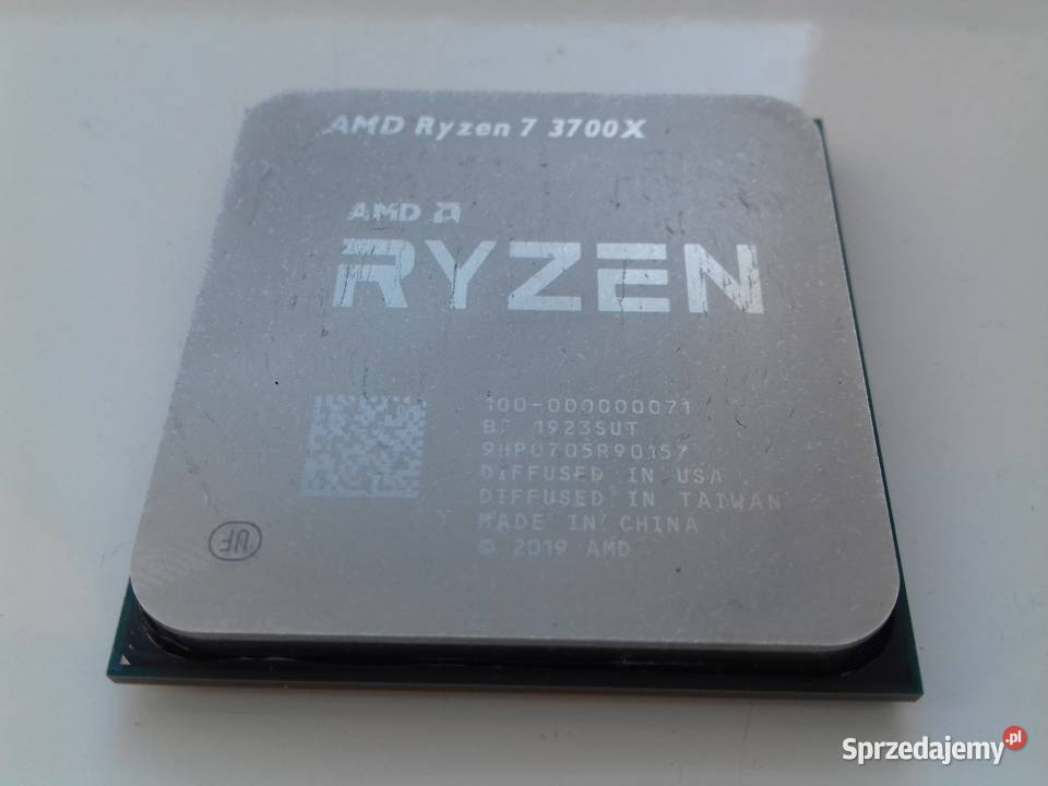 AMD Ryzen 7 3700X działa gdy zmniejszone kujawsko-pomorskie Bydgoszcz