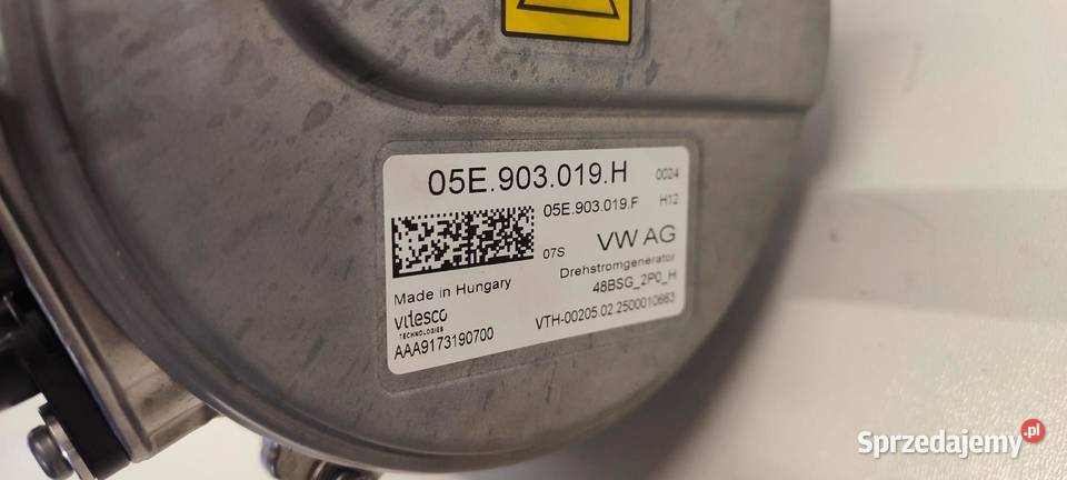 VW TAYRON ALTERNATOR 15 ETSI 05E903019H