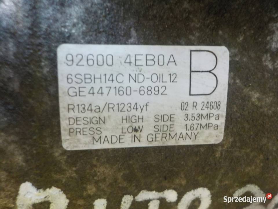 QASHQAI J11 PULSAR 12 DIGT 16r HRA2 sprezarka Suków