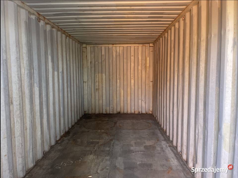 Kontener morski magazynowy 20DV 6 metrowy Biznes i Przemysł wielkopolskie Rogoźno