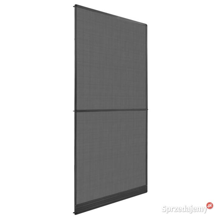 vidaXL Moskitiera na drzwi antracytowa 100 x 215 mazowieckie Warszawa