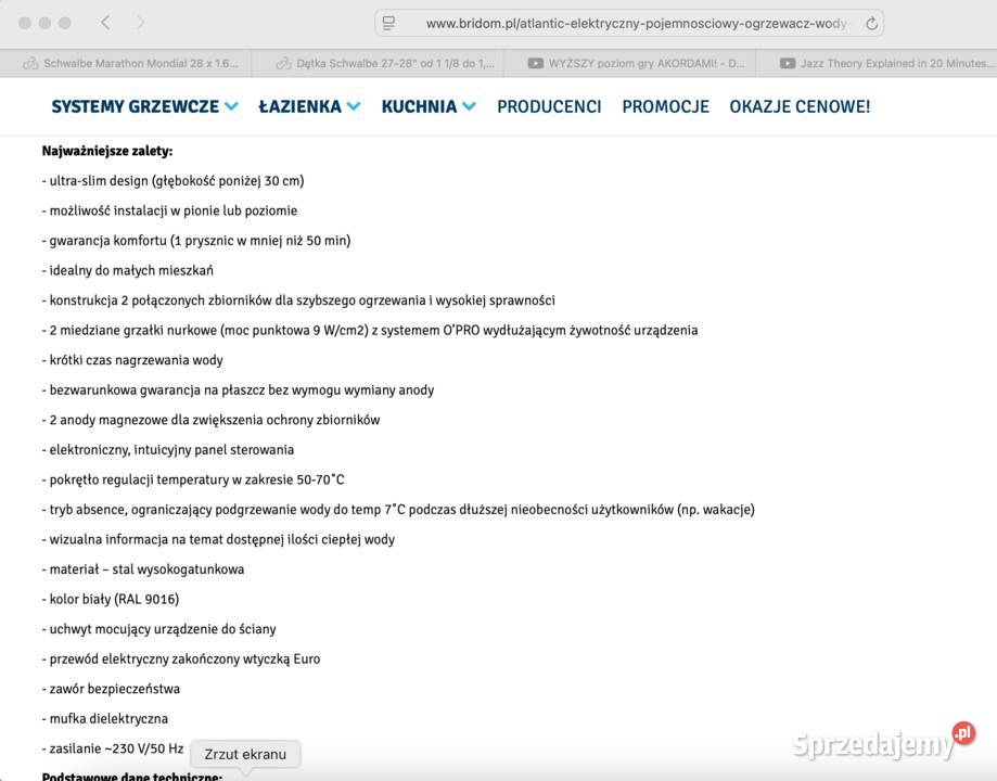 Bojler nie używany sprzedam Grodziec sprzedam