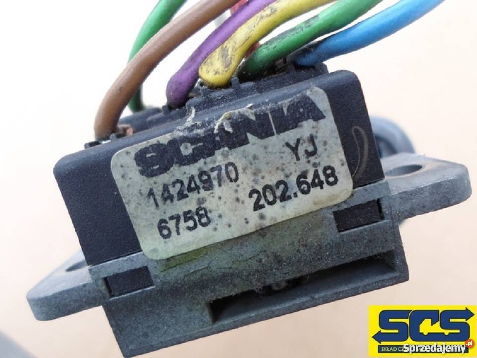 SCANIA PRZEŁĄCZNIK WYCIERACZEK 50 NETTO SPRAWNY ciężarowe Bieleń