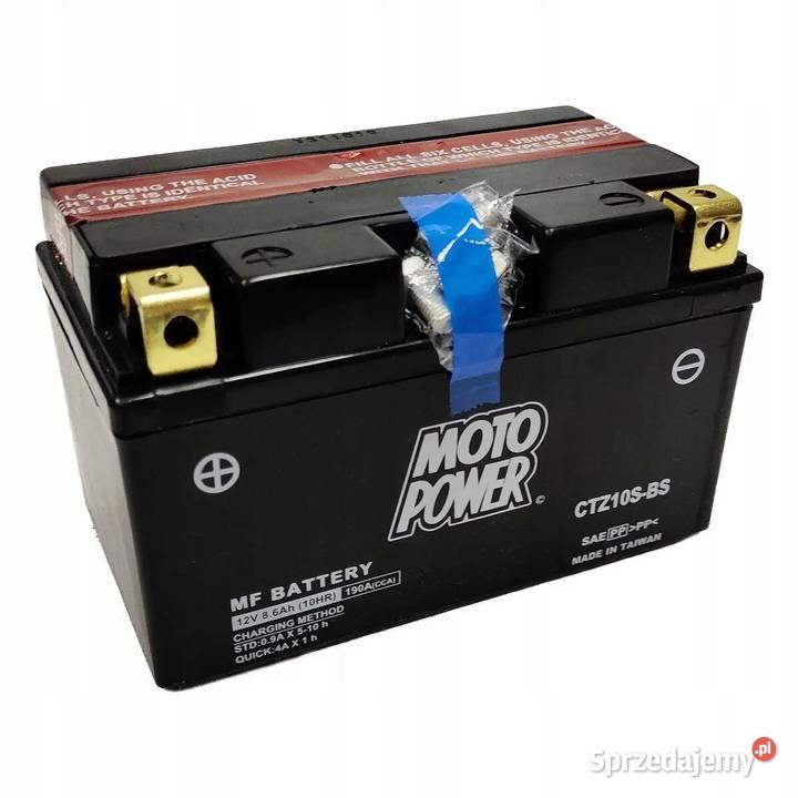 Akumulator motocyklowy MotoPower CTZ10SBS 12V Łódź