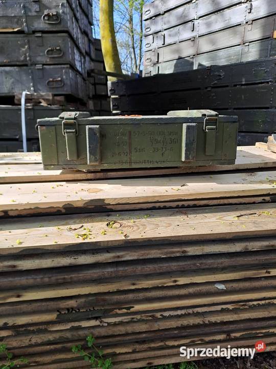 Skrzynia wojskowa drewniana Kalisz sprzedam
