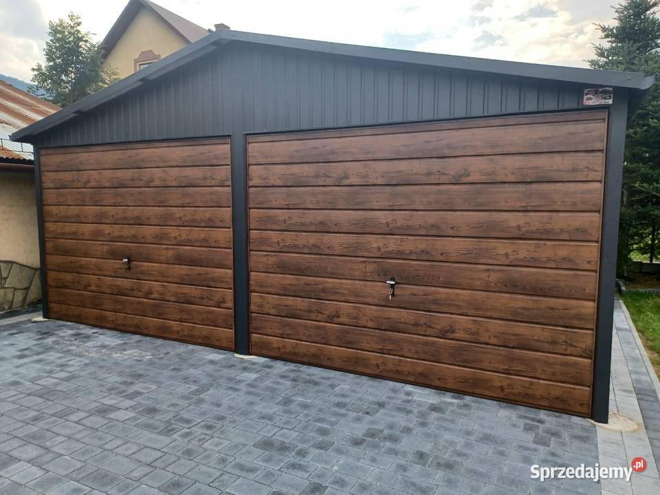 GRAFITOWY Garaż Blaszany 6x6 Garaże Blaszane opolskie