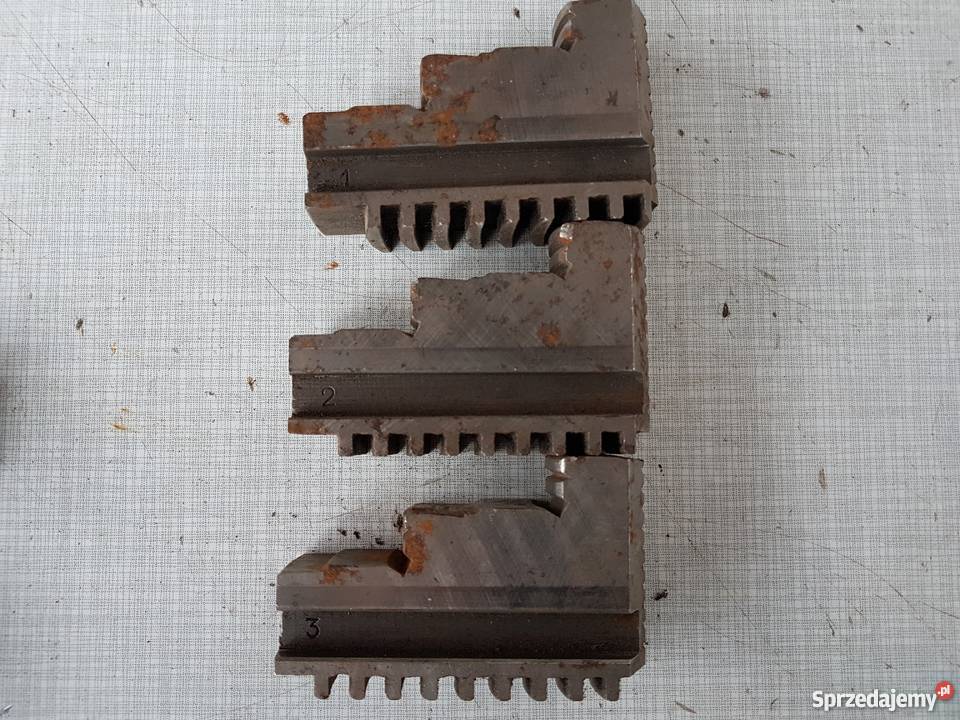 Lewe prawe szczęki tokarskie do uchwytu 160mm kujawsko-pomorskie Mogilno sprzedam