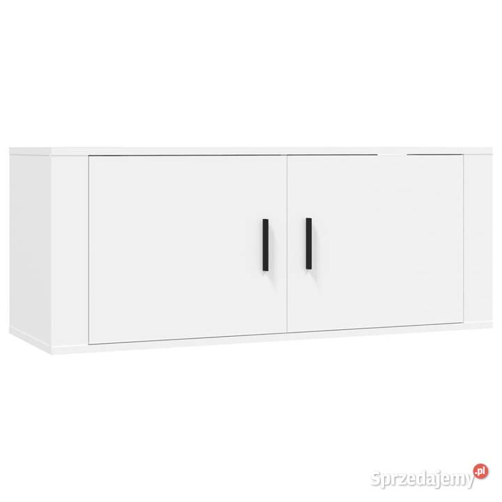 Wisząca szafka telewizyjna biała 100x345x40 mazowieckie Warszawa