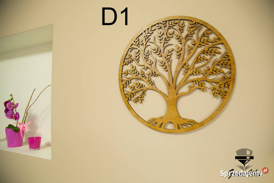 DRZEWO ŻYCIA Ażurowy panel dekoracyjny GrawAtka Dekoracje i ozdoby Dekoracje i ozdoby Kłomnice