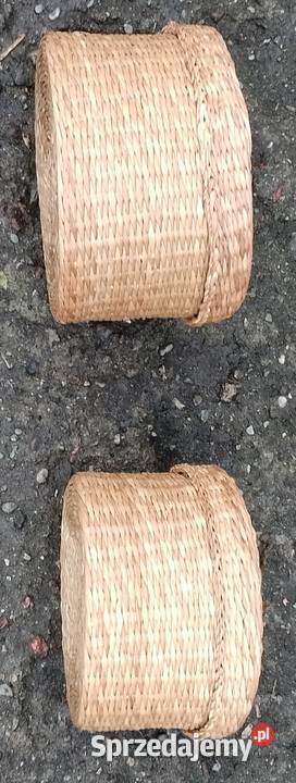 Sprzedam 2 pudełka owalne z wikliny z pokrywą Kwidzyn