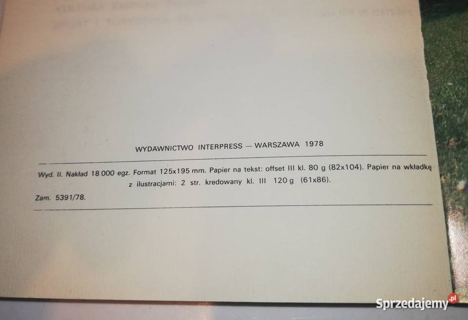 Przewodnik Polsce z mapą PRL 1976 r mazowieckie Warszawa