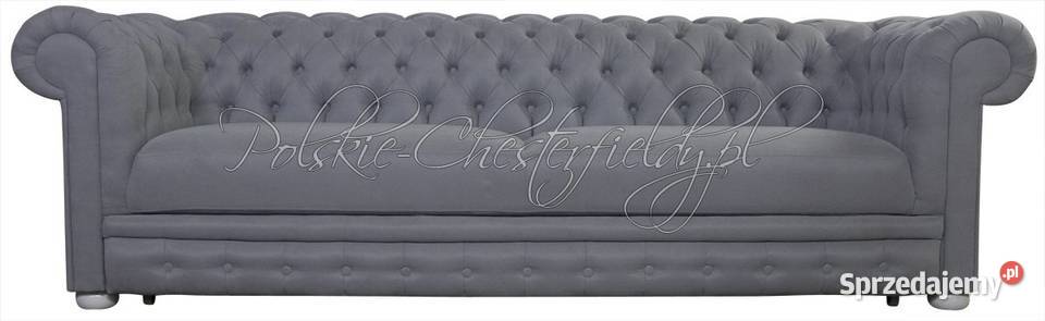 Pikowana SOFA CHESTERFIELD NORMAL 4OS z funkcją Gdynia