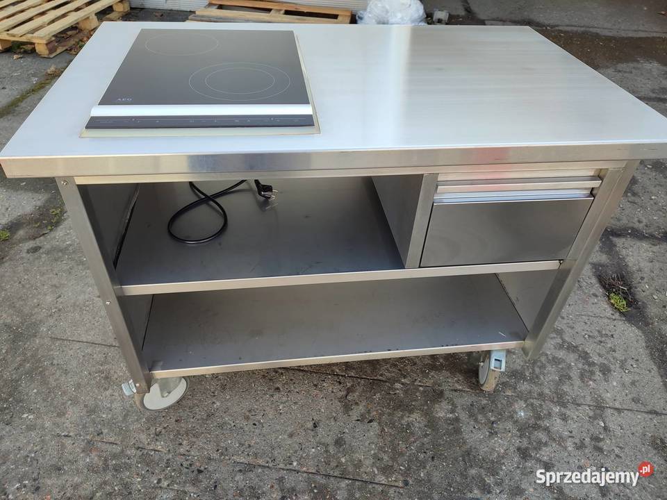 Stanowisko szafkowe otwarte z płytą grzewczą dolnośląskie