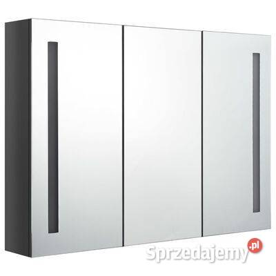 Szafka łazienkowa z lustrem i LED 89x14x62 Warszawa