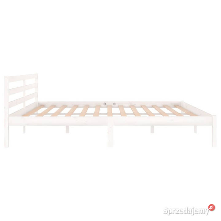 Rama łóżka lite drewno sosnowe białe 200x200 sprzedam