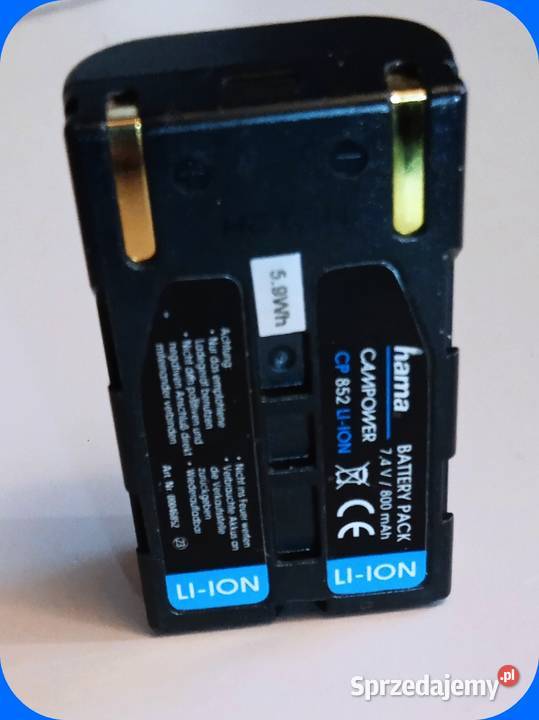 Akumulator Hama CP 852 74 V800 mAh Andrzejów sprzedam