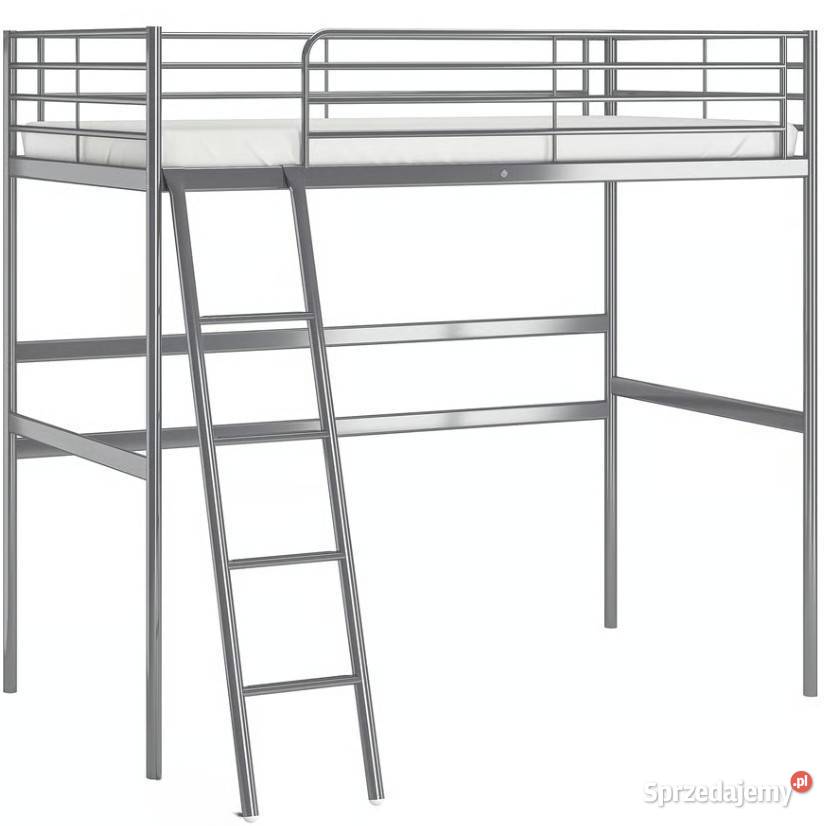 Łóżko piętrowe IKEA SVARTA z materacem Warszawa
