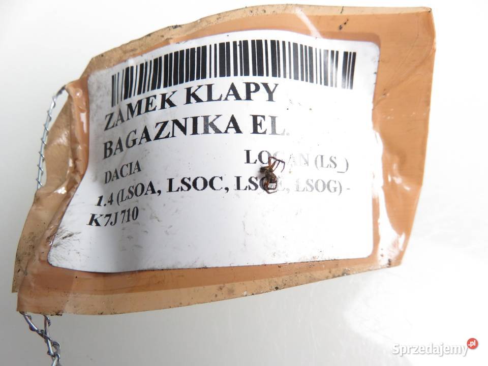 ZAMEK KLAPY DACIA LOGAN LS sprzedam