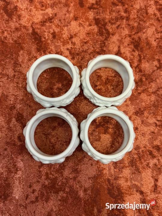 Serwetniki 4 sztuki Rosenthal Maria Biala biały sprzedam