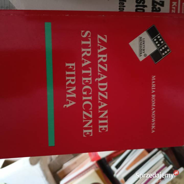 Zarządzanie strategiczne firmą książki wysyłka tradycyjny podręcznik