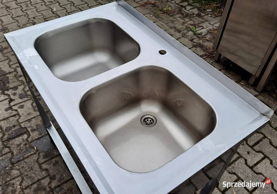 Zlew 2 komorowy z Półką 1006085 M1247 N Nowe Skalmierzyce