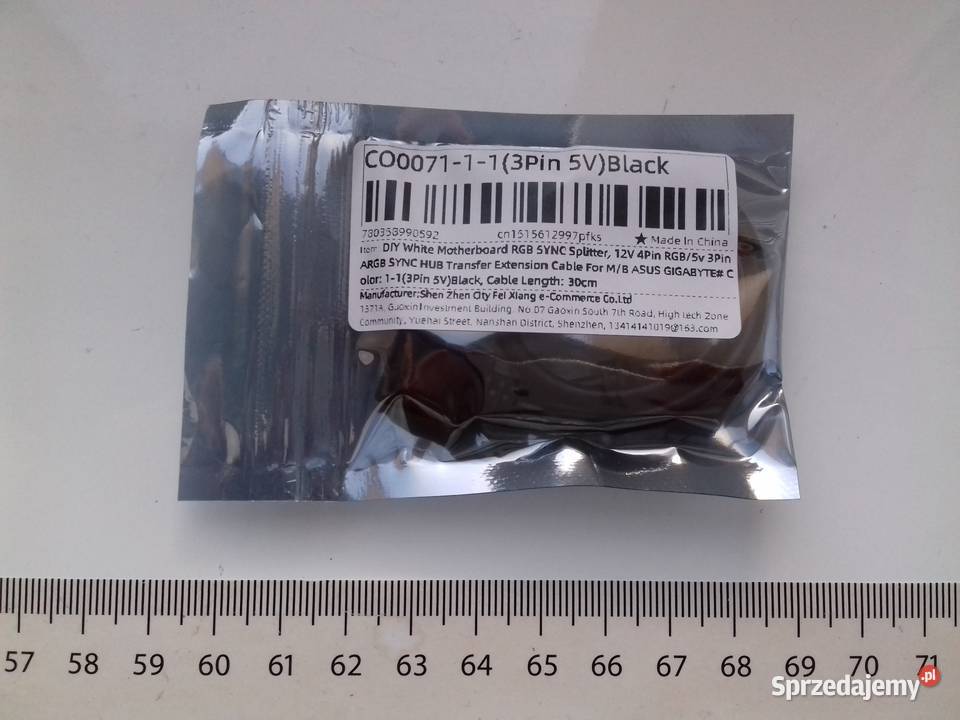 Kabel łącznik do LED ARGB 5V 3pin adresowalne Bydgoszcz