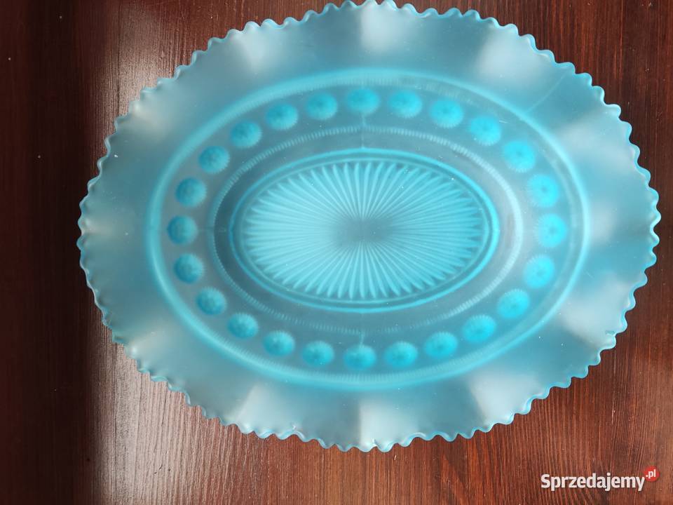 Davidson owalna szklana patera Blackberry Prunt Kraków