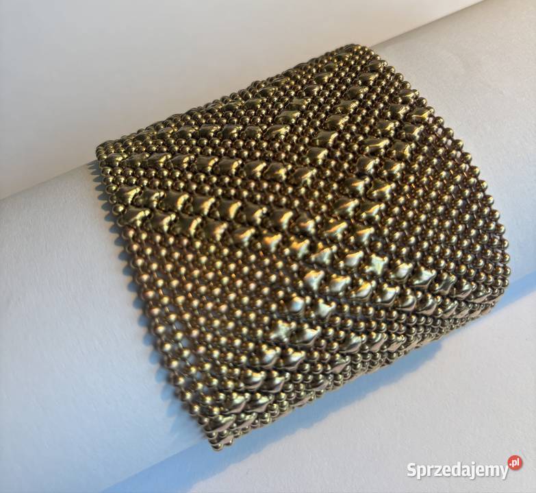 Bransoletka koraliki z mosiądzu