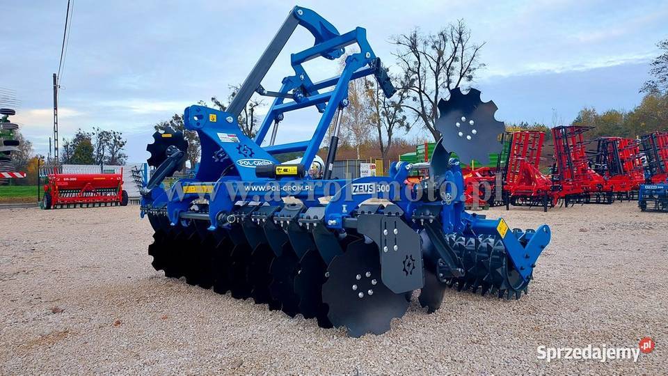 Agregat talerzowy uprawowo siewny POL GROM 3m Agregaty Lubawa sprzedam
