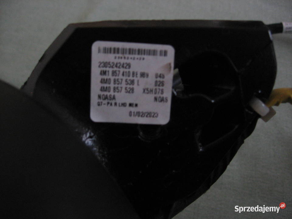 4M1857410BG9B9 Audi Q7 Lusterko prawe Oryginalne osobowe Warszawa