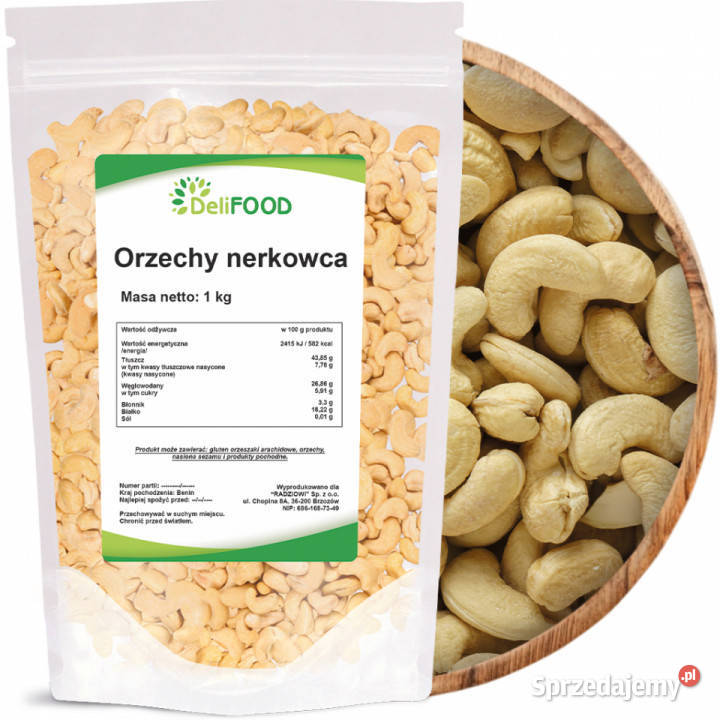 Orzechy nerkowca całe 1 Brzozów